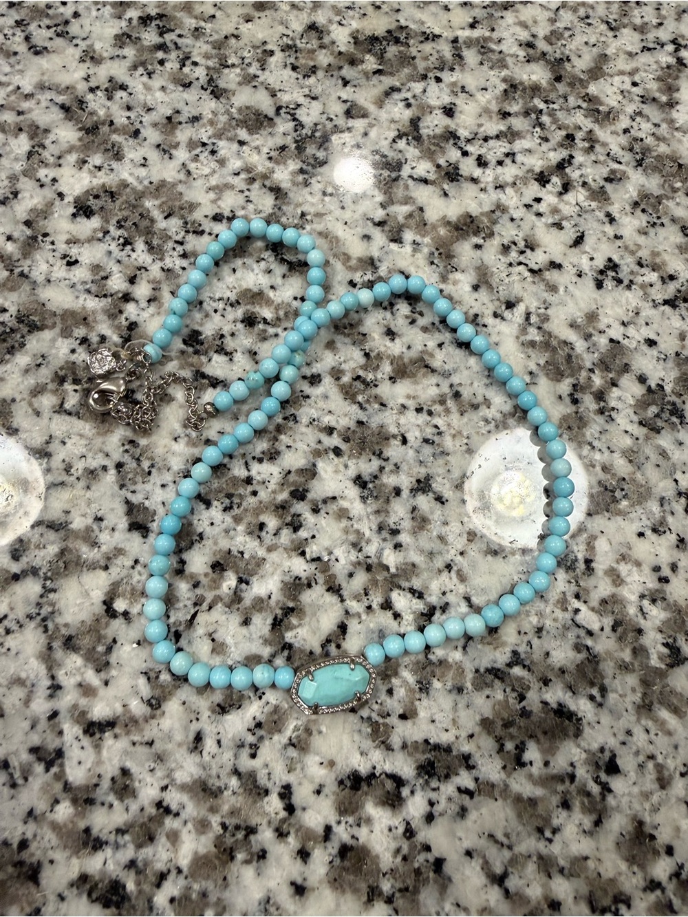 Kendra Scott Turquoise Beaded Pendant Necklace
